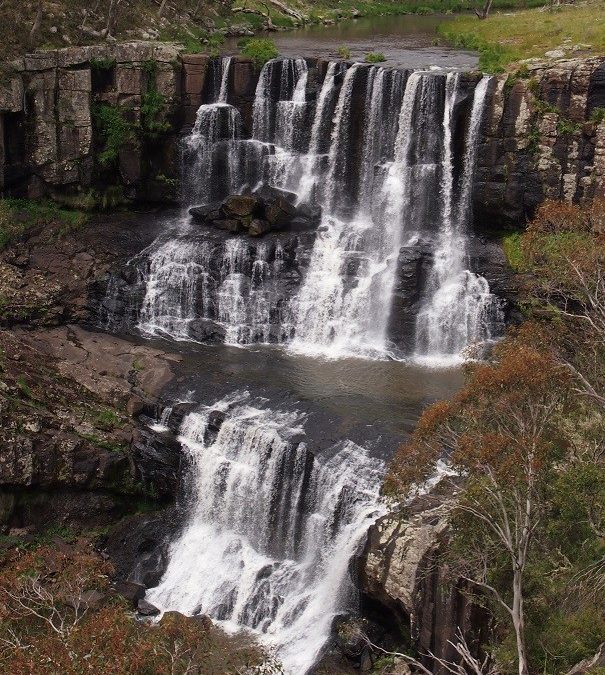 Caravan Adventure: The beautiful Ebor Falls waterfall in the New England Tablelands